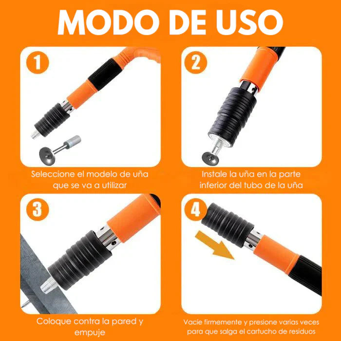 Pistola De Clavos + 100 Clavos De Regalo